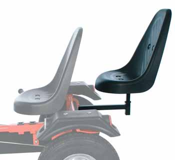 0307 Co-Passenger Seat - peg type (black)