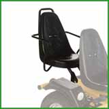 03191 Passenger Deluxe Seat - peg type (black)