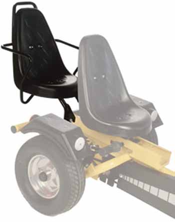 03191 Passenger Deluxe Seat - peg type (black)