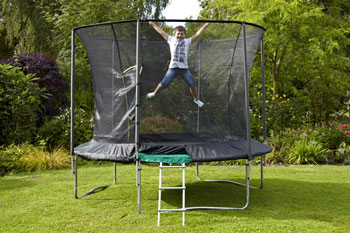 TP 312P 10ft Genius Round Trampoline with igloo Door