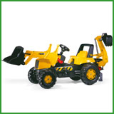81 200 4 JCB Tractor w Frontloader & rear excavator