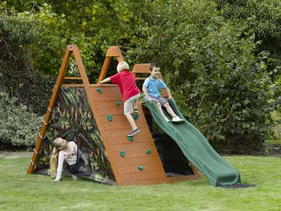 Climbing Pyramid Wooden Play Centre 27403