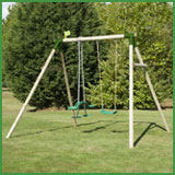 TP802P Round Wood Double Swing Frame