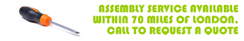 Assembly Service available for Hampshire, Kent, London, Surrey & Sussex
