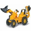 81 300 1 CAT Tractor w frontloader & rear excavator - view 1